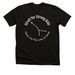 Triple the Fun, Love, & Chaos - Constellation, a Black Heather Premium Unisex Tee