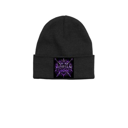 Adrian Army Beanie, a Black Printed Base Camp Beanie