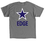 EDGE MERCH 2026, a Charcoal Classic Unisex Tee (back-view)