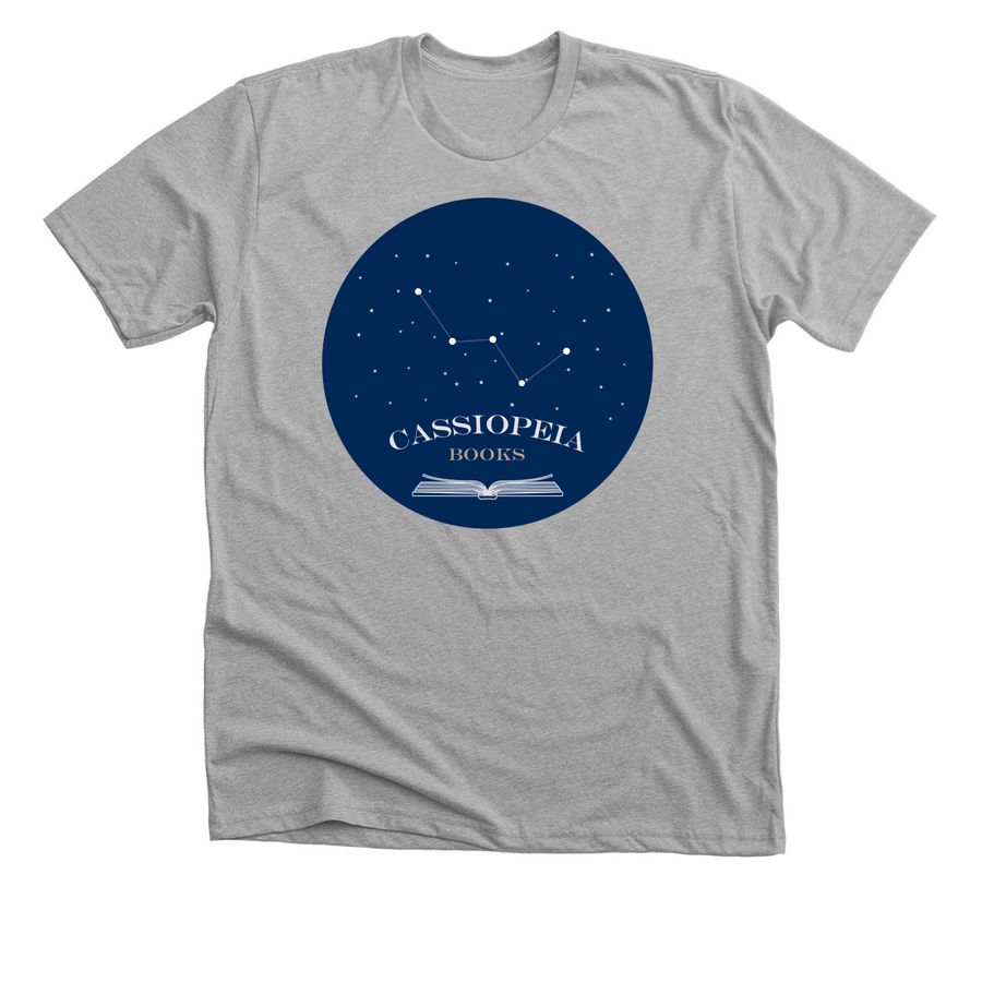 Cassiopeia Books Merch, a Athletic Heather Premium Unisex Tee