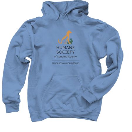 FF-HSSC Color Logowear - Dark Logo, a Carolina Blue Pullover Hoodie