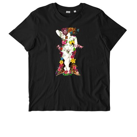 Fat Flower Femme, a Black Stanley/Stella Unisex Crafter Tee