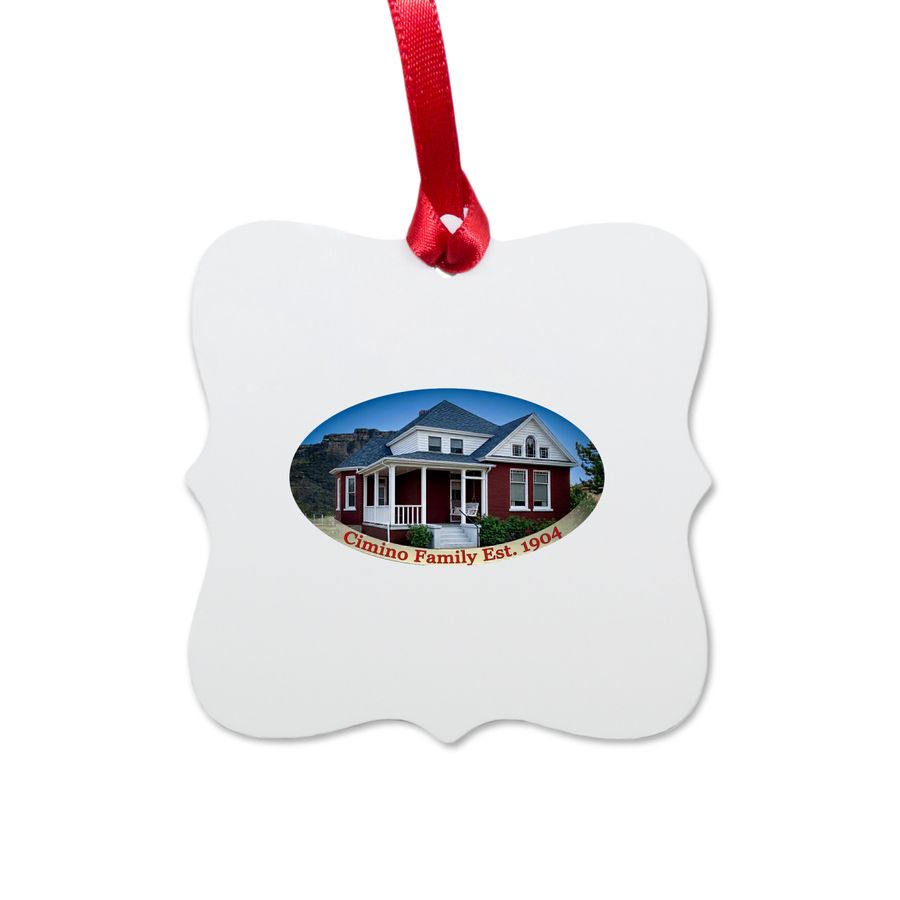 Cimino Family Reunion - Ornament, a White Aluminum Square Ornament