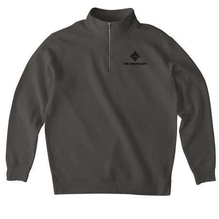 The Hardscape Company, a Asphalt Midweight Quarter Zip Pullover