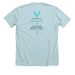 Team V:&nbsp;2026 Long Island Walk N' Roll, a Heather Ice Blue Premium Unisex Tee (back-view)