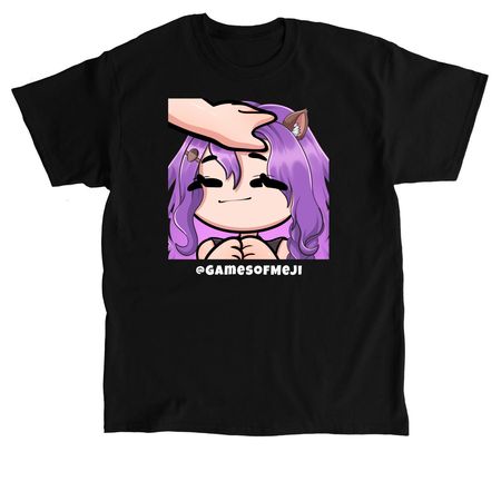 Headpat, a Black Classic Unisex Tee