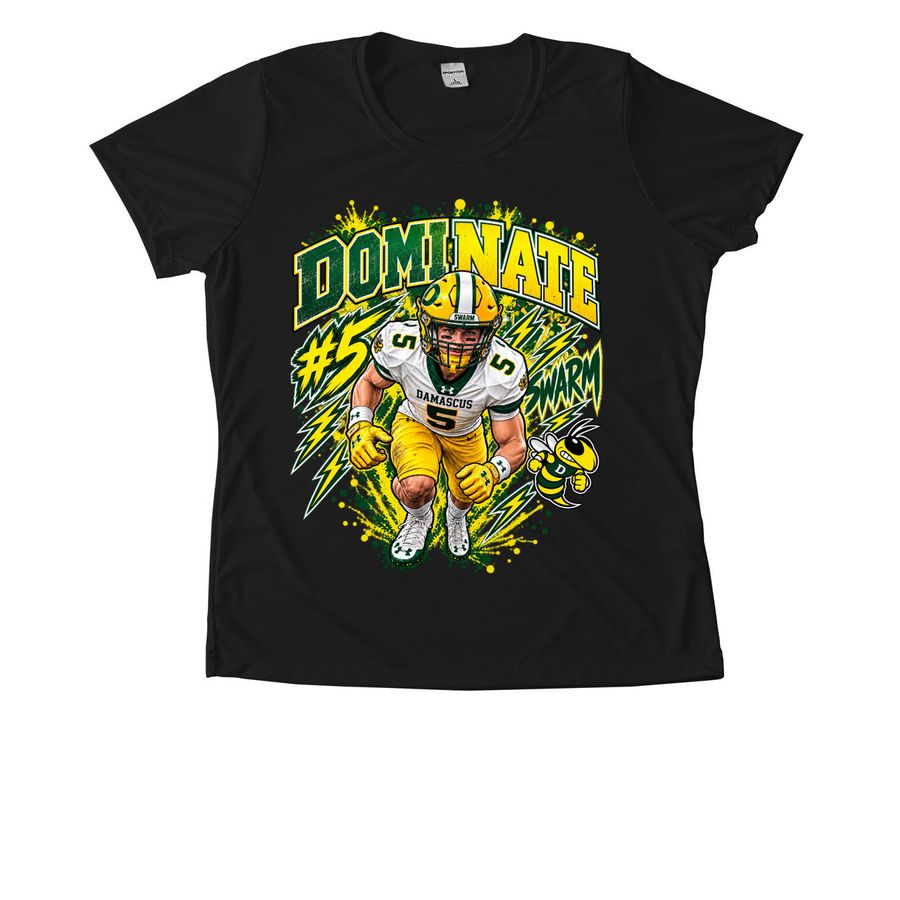 She's from Damascus (Performance tees v2), a Black Women's Performance Tee
