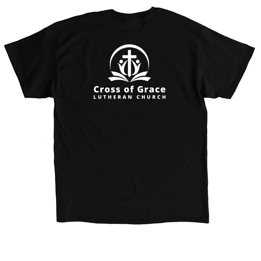 Word&nbsp;, a Black Classic Unisex Tee (back-view)