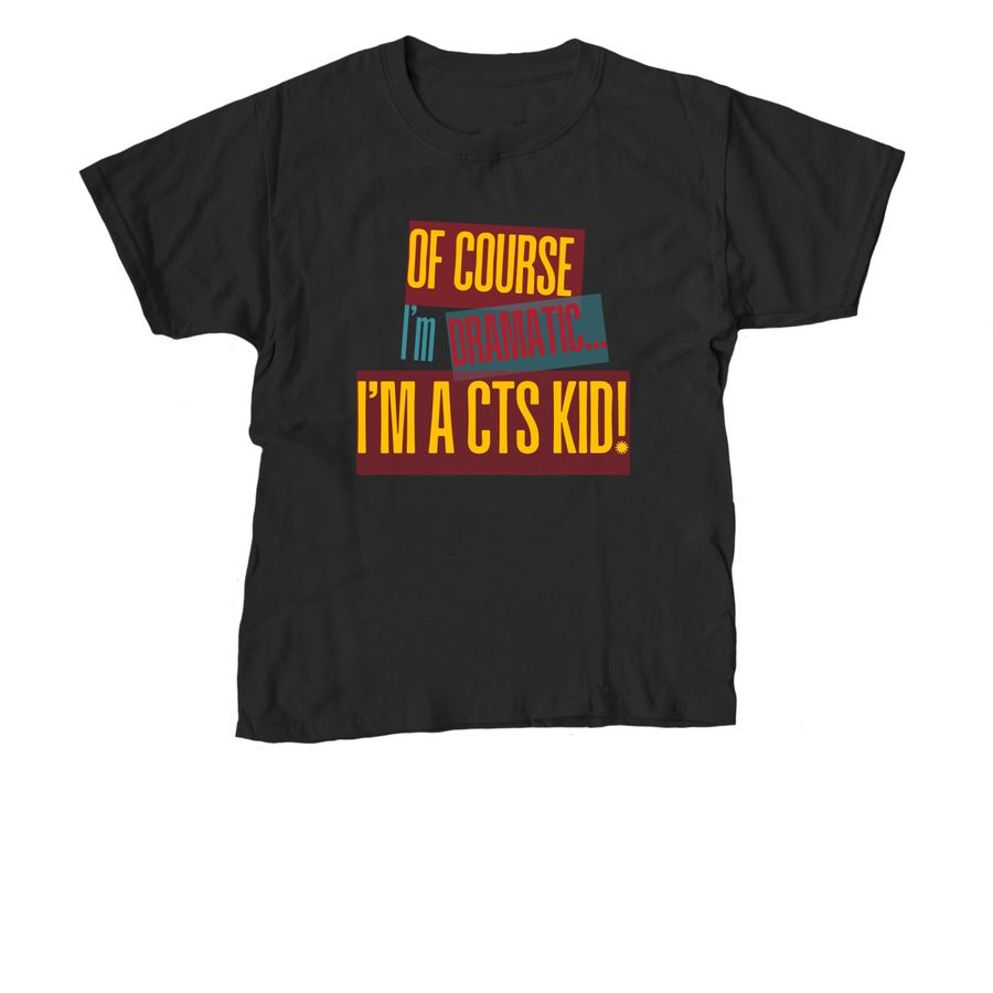 CTS Kid Merch, a Black Youth Unisex Tee