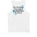 S&D Tank with Back " My Drinking club", a White Premium Cotton Tank (back-view)