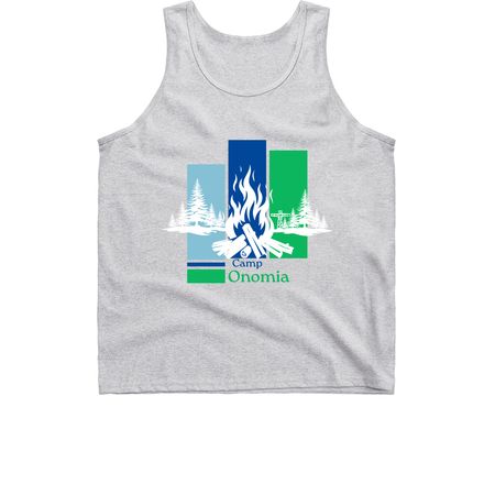 Bonfire, a Sport Grey Classic Unisex Tank Top