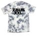 SUMMER LIGHTNING COLLECTION&nbsp;, a Grey Crystal Tie Dye Tee (back-view)