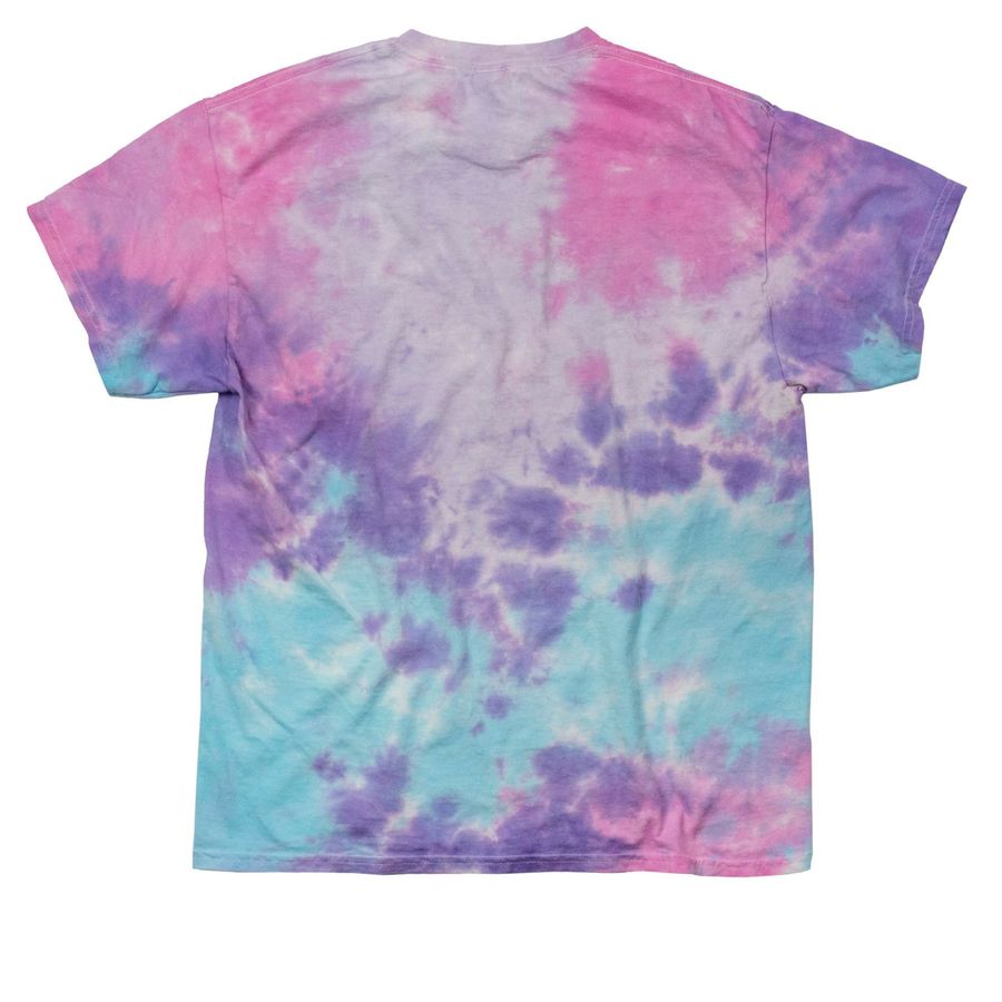 HDRD Pride 2026, a Cotton Candy Classic Tie Dye Tee (back-view)