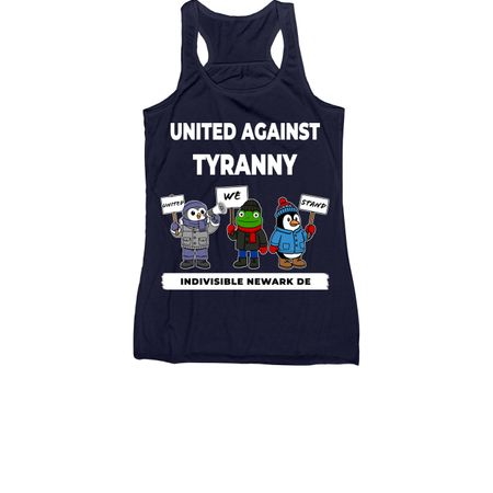United We Stand, a Navy Women's Racerback