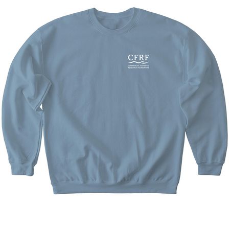 CFRF Wave Merch, a Stone Blue Softstyle Crewneck Sweatshirt