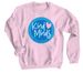 IMA Kind Minds Club Merch, a Light Pink Crewneck Sweatshirt