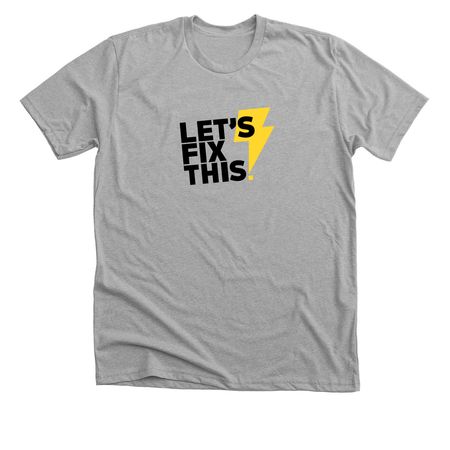 Action Logo??, a Athletic Heather Premium Unisex Tee