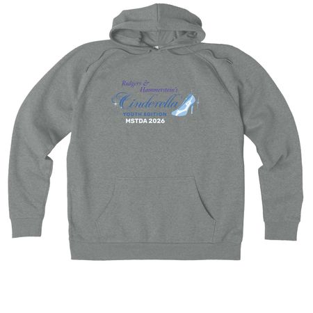 Cinderella at MSTDA, a Aluminum Grey Heather Allmade Organic CVC Pullover Hoodie