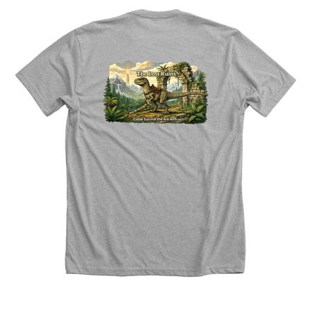 Come Survive the Ark with us!, a Athletic Heather Premium Unisex Tee