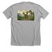 Come Survive the Ark with us!, a Athletic Heather Premium Unisex Tee (back-view)