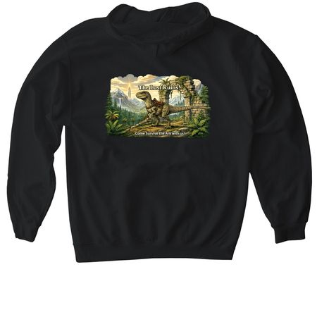 Come Survive the Ark with us!, a Black Gildan Softstyle Pullover Hoodie