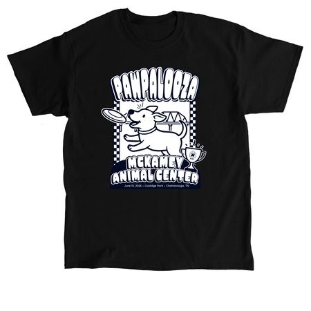 Paw Palooza T-Shirt, a Black Classic Unisex Tee