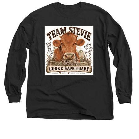 Let?s help Stevie see the world&nbsp;, a Black Classic Long Sleeve Tee