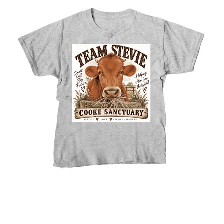 Let?s help Stevie see the world&nbsp;, a Sport Grey Youth Unisex Tee
