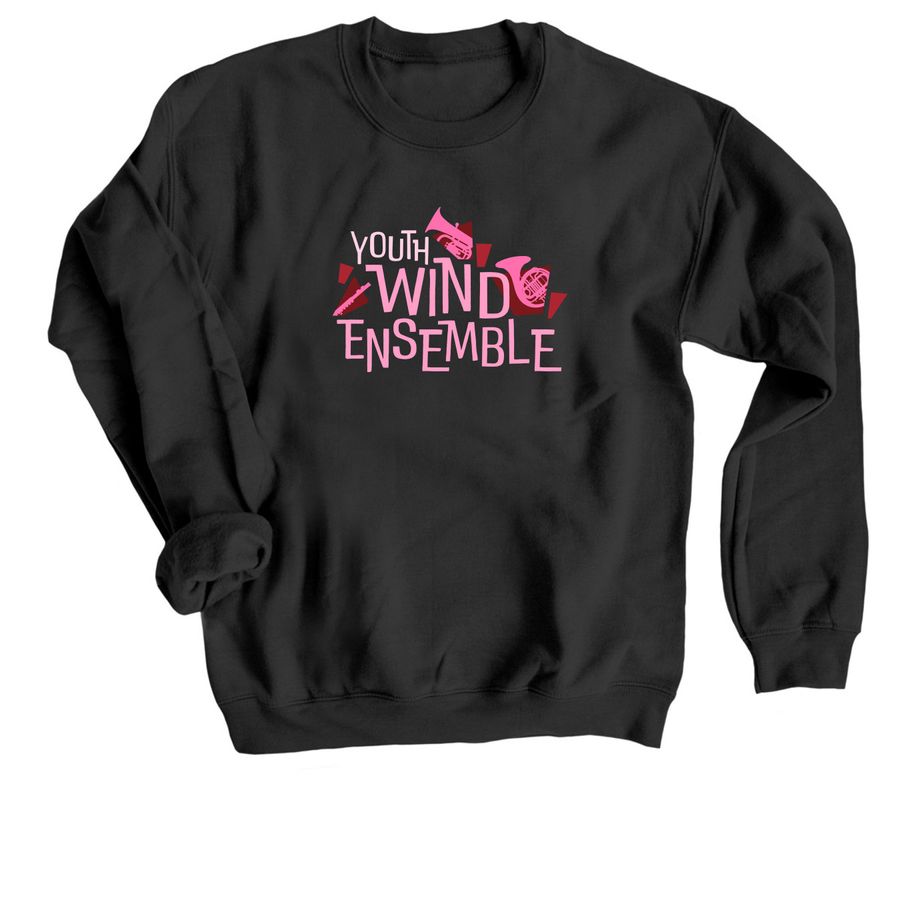 Youth Wind Ensemble - Sweatshirts, a Black Crewneck Sweatshirt