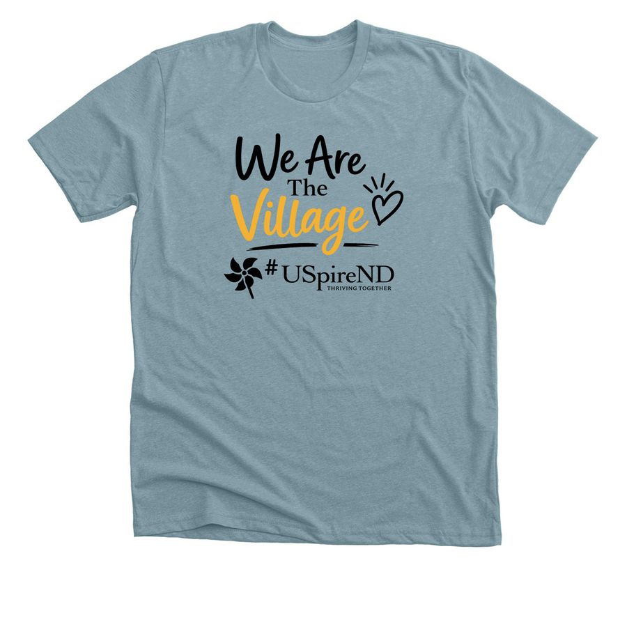 Healthy Families ND - USpireND, a Heather Blue Lagoon Premium Unisex Tee