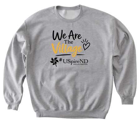 Healthy Families ND - USpireND, a Sport Grey Softstyle Crewneck Sweatshirt