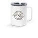 CCR Spring Mug, a White Stainless Steel Travel Mug