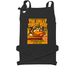 Holiday fun for Food, a Black Cotton Canvas Pocket Apron