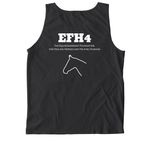 Equipowerment Foundation Motto Collection, a Black Comfort Colors Tank Top (back-view)