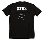 Equipowerment Foundation Motto Collection, a Solid Black Blend Premium Unisex Tee (back-view)