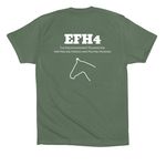 Equipowerment Foundation Motto Collection, a Pine Premium Cotton Tee (back-view)