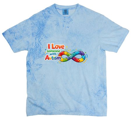 Spectrum and Chaos, a Fiji Blue Comfort Colors Colorblast Tee