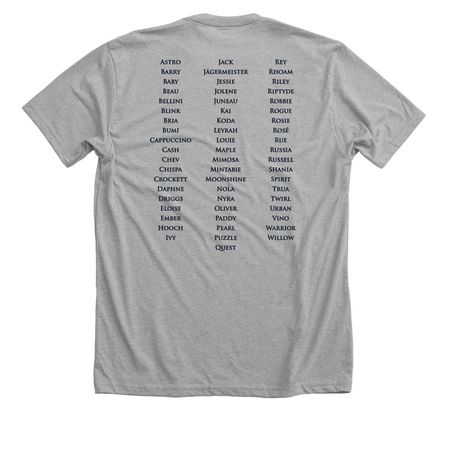 MCK9 NASDA club, a Athletic Heather Premium Unisex Tee (back-view)