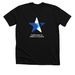 Safety and Justice in California, a Solid Black Blend Premium Unisex Tee