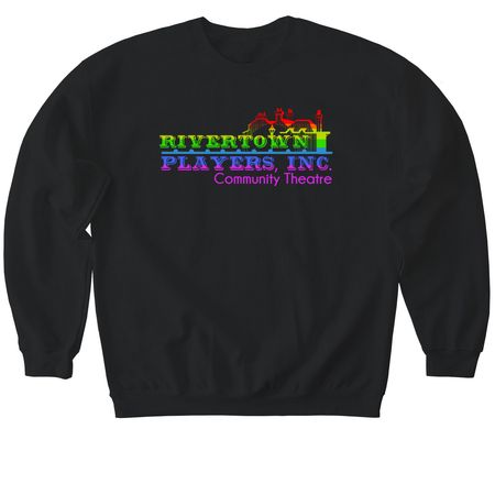 Rivertown Players Pride Collection, a Black Softstyle Crewneck Sweatshirt