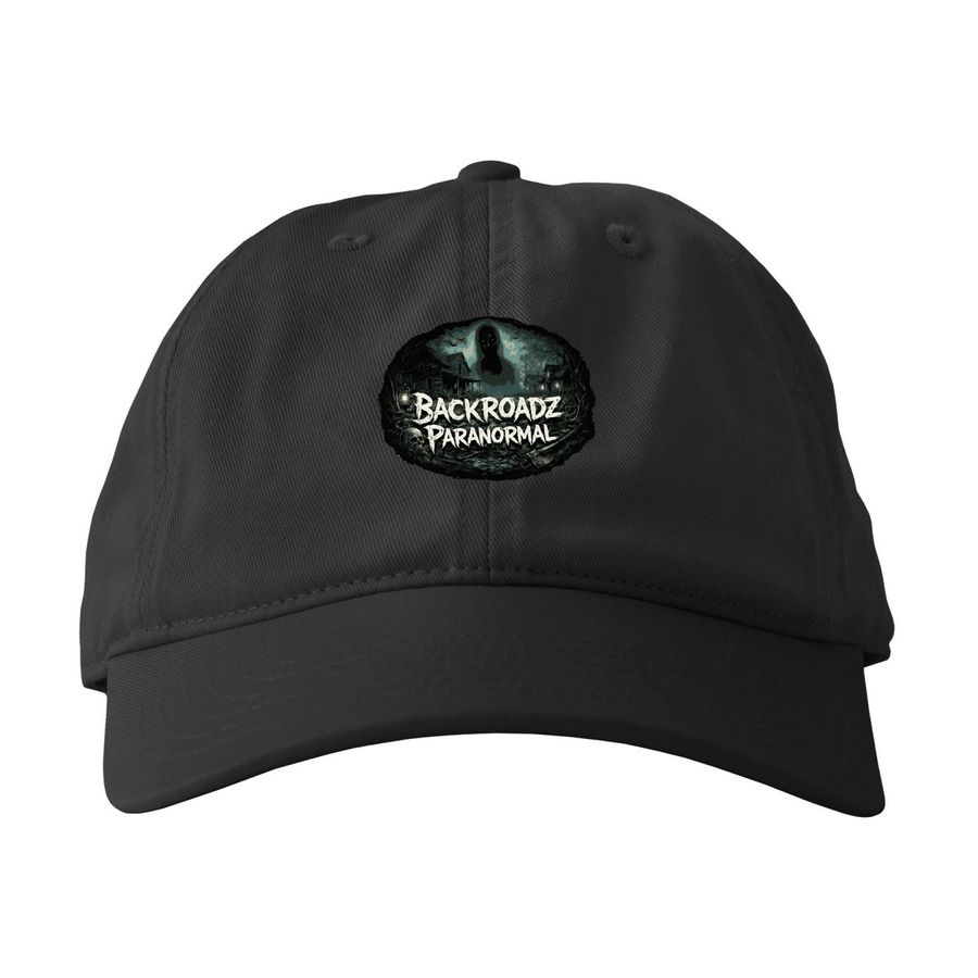 Backroadz Paranormal Hats, a Black Printed Eco Baseball Cap