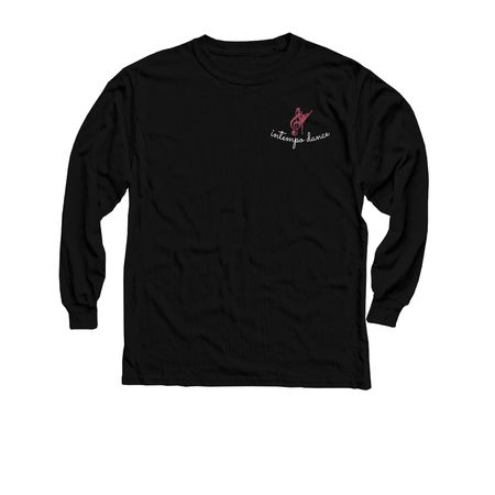 Intempo Dance, a Black Youth Long Sleeve Tee