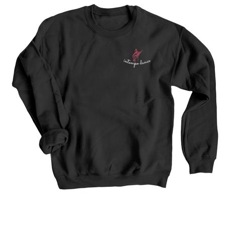 Intempo Dance, a Black Crewneck Sweatshirt