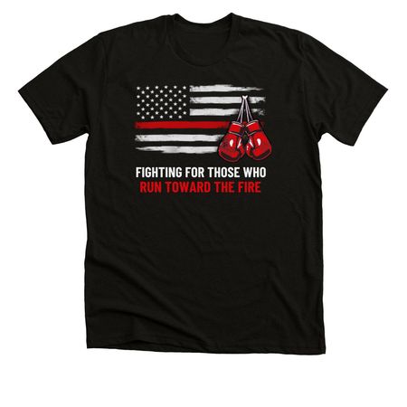 Team Fisher - Fighting with Fire, a Solid Black Blend Premium Unisex Tee