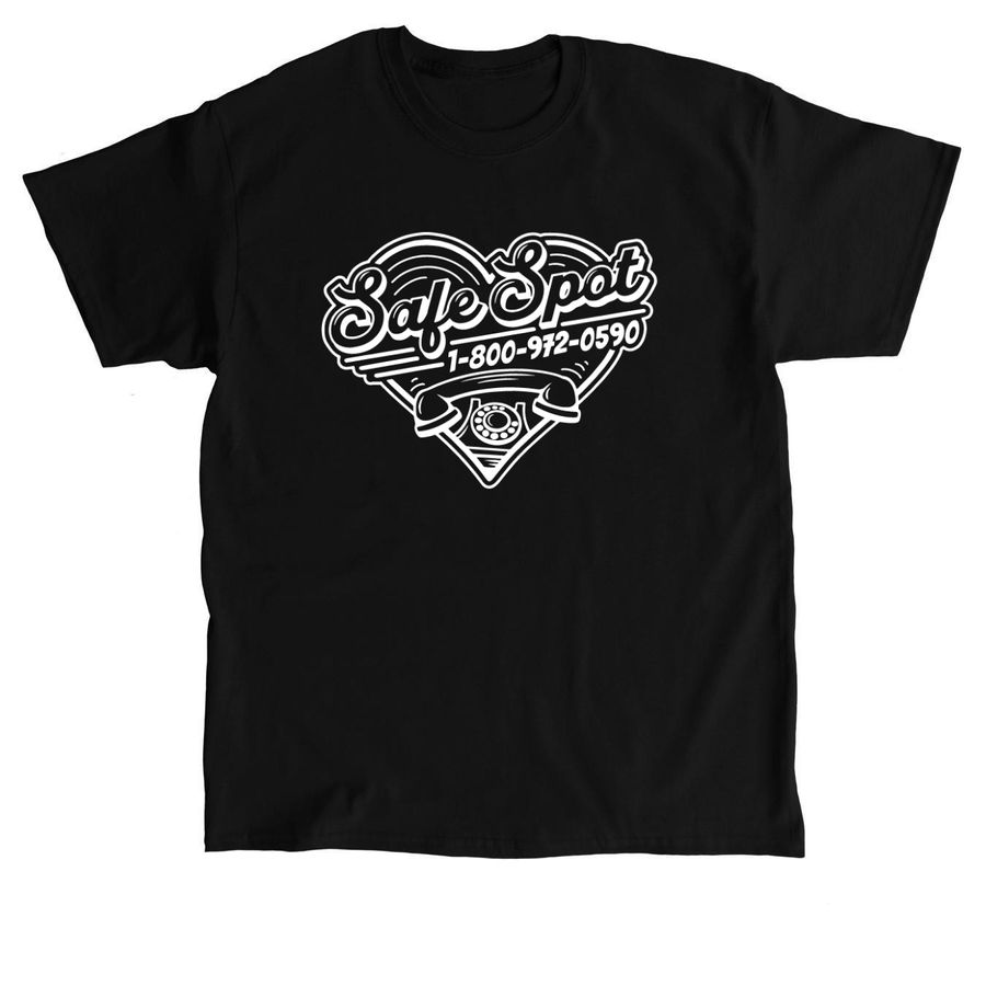 SafeSpot Original Logo, a Black Classic Unisex Tee