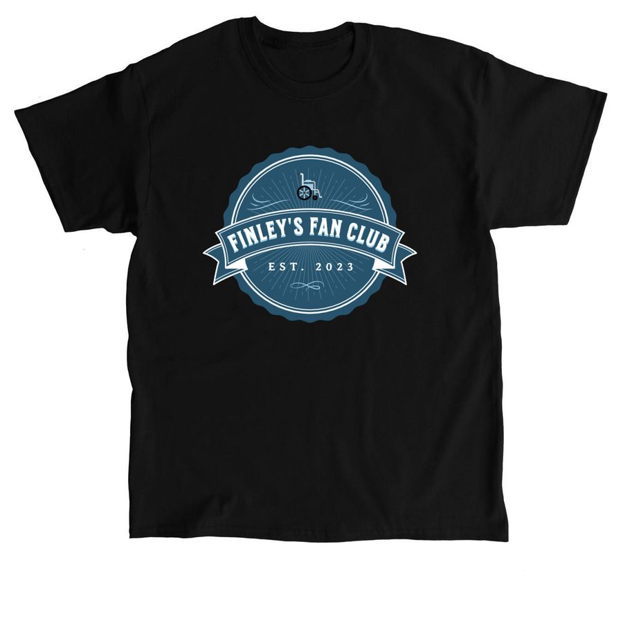Finley?s Fan Club Fundraiser, a Black Classic Unisex Tee