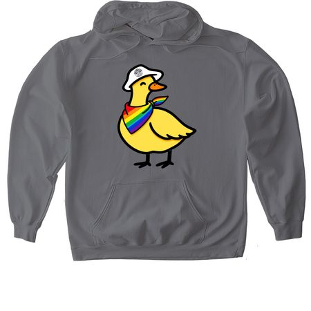Make Way for NYC!, a Charcoal Gildan Softstyle Pullover Hoodie