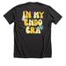 In My Endo Era Apparel, a Dark Grey Heather Premium Unisex Tee (back-view)