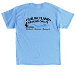 Sacramento Area Creeks Council, a Carolina Blue Classic Unisex Tee (back-view)