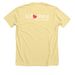 Fall Prevention&nbsp;, a Heather French Vanilla Premium Unisex Tee (back-view)